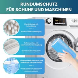 Waszakken voor wasmachines, schoenwaszakken, schoenentas voor wasmachines, herbruikbare schoenwaszakken, kleurvaste schoenwaszak (blauw, XL) — thumbnail 4