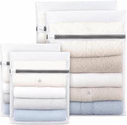 Wasnetten Set - Grijs - 20 x 30 cm en 30 x 40 cm - Fijnmazige Waszakken met Rits - Voor Delicate Kleding — thumbnail 1