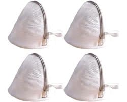 Wasmachine Wasnetten Set van 4 Stuks, Dikke Netten voor Kleding, 18 x 19 cm, Bescherming en Organisatie