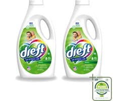 2 x Dreft - Ultimate Care - Vloeibaar Wasmiddel - Gekleurde Was - Original - 32 Wasbeurten - Grootverpakking - Vaatwasstrips - Kleurbeveiliging - Vloeibaar Wasmiddel - Gekleurde Was - Frisse Geur - Wasmiddel Origineel