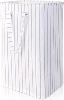 72L Wasmand, Opvouwbare Wasbak, Wasverzamelaar/Sorteerbox met Handvatten voor Kleding, Handdoeken, Speelgoed (Blauw, 40×30×60 cm) — thumbnail 1