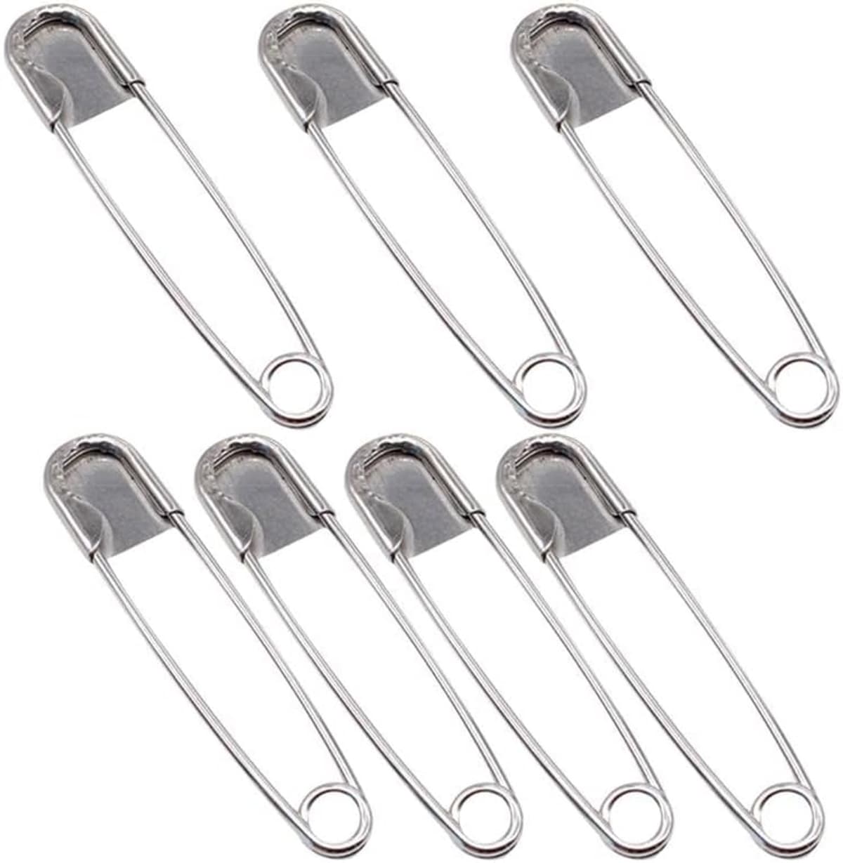 Wasknijpers, veiligheidsspelden, 2 stuks 127 mm grote veiligheidsspelden roestvrijstalen naalden for het maken van sjaal dekens rokken kilts gebreide stof ambachten doe-het-naaigereedschap — afbeelding 1