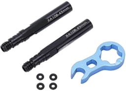 Ventielverlengingsset Buis Aluminiumlegering voor racefiets (45 mm) — thumbnail 5