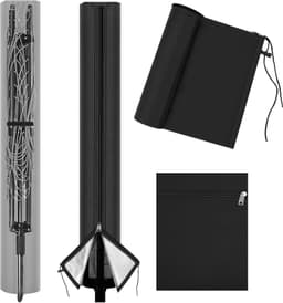 Rotating Clothesline Bescherming - Waterdichte 420D Oxford Stof Cover met Rits en Trekkoord voor Buitenkledinglijn en Tuinparasol, Ideaal voor Buitengebruik — thumbnail 3