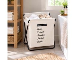Wasmand-wasmanden-wasmand opvouwbaar-wasmand metaal fout-30*45*50 cm-opslagmand-wasmanden-washandjes-wasbox-heupwasmand