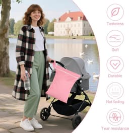 Wet Bag, 2 stuks, 40 x 30 cm, waterdicht, herbruikbaar, voor baby's, zwemmen, reizen, luiers, badpakken, vuile waszak - ShopVlot — thumbnail 5