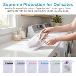 Waszak Set van 6 - Mini Wasmachine Netzak voor Delicaat Textiel — thumbnail 3