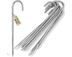 30cm Heavy Duty Grondpinnen voor Tenten en Trampolines (6 Stuks)
