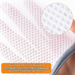 Set van 3 Wasnetten voor Bh's en Ondergoed, 18 x 20 cm, Herbruikbare Waszakken met Verborgen Rits, Ideaal voor Wassen van Lingerie en Sokken — thumbnail 2