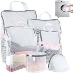 Unyqoos® Set van 6 veelzijdige wasnetten in diverse maten voor optimale kledingbescherming — thumbnail 1