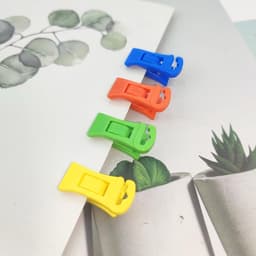 15 stuks - Antislip waslijnknijpers - Waslijnknijpers - Sokkenklemmen - Sokkenklemmen voor wasmachine en droger - Blauw - okkenhouders en sokkenclips - Sokkenklemmen voor wasgoed — thumbnail 3