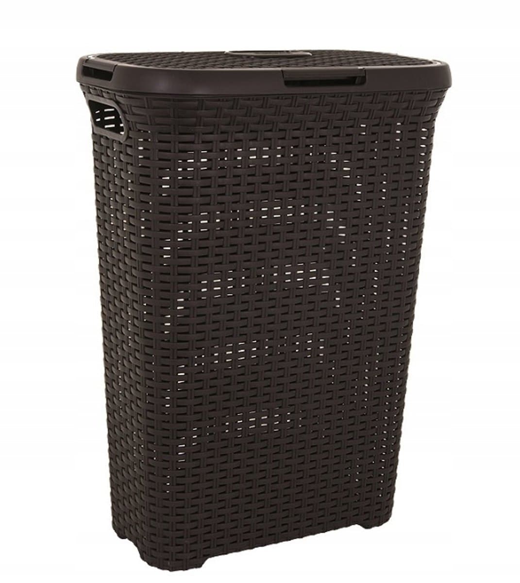 Curver Wasmand 40L Smal, Natuurlijk Design, Donkerbruin — afbeelding 1