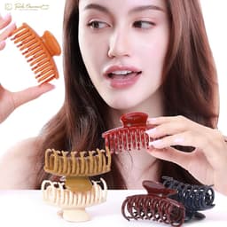 Set van 6 Klassieke Dames Haarclips Middelgroot met Sterke Dubbele Klem — thumbnail 2