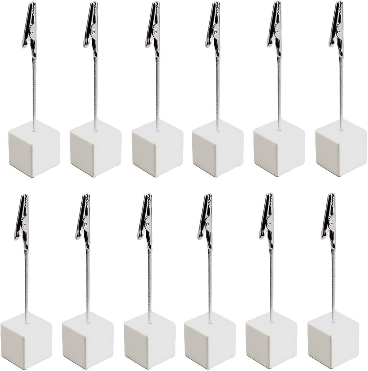 Houten Fotohouders en Memoclips - 12 Stuks - Ideaal voor Foto's en Notities — afbeelding 1