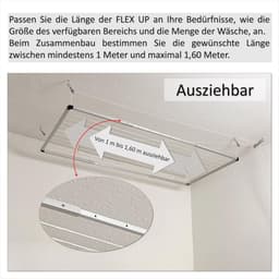 Uittrekbare Plafondwasdroger - Ruimtebesparend en Multifunctioneel — thumbnail 2