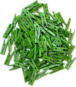 Houten Knijpers - Kleine Prikkers - Creatieve Projecten - Natuurlijke Kleuren - 100 Stuks - Niet Van Toepassing — thumbnail 5