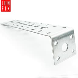 20 Stuks Platte Stalen Betonankers - Ideaal voor Houten Constructies en Verankering — thumbnail 4