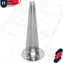 Kotarbau - Grondanker voor Tuinlampen - Rond 115 mm - Set van 2 Stuks - Verzinkt Staal — thumbnail 2