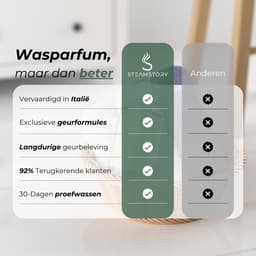 Steamstory Luxe Wasparfum Crystal - Tonkaboon, cederhout en een poederige muskus 250ml — thumbnail 2