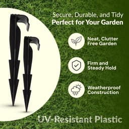 Grondanker voor druppelirrigatie, 16 cm, geschikt voor slangdiameter tot 16 mm, UV-bestendig — thumbnail 4
