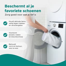 Living Direct Waszak Schoenen set 2 stuks Schoenen Waszakjes met Rits - Waszak Schoenen voor Wasmachine - Waszakken voor Schoenen - Geschikt voor alle soorten Schoenen — thumbnail 2