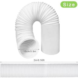 Afvoerslangadapter voor airconditioning - flexibele pvc-slang met Ø 130/150 mm — thumbnail 4