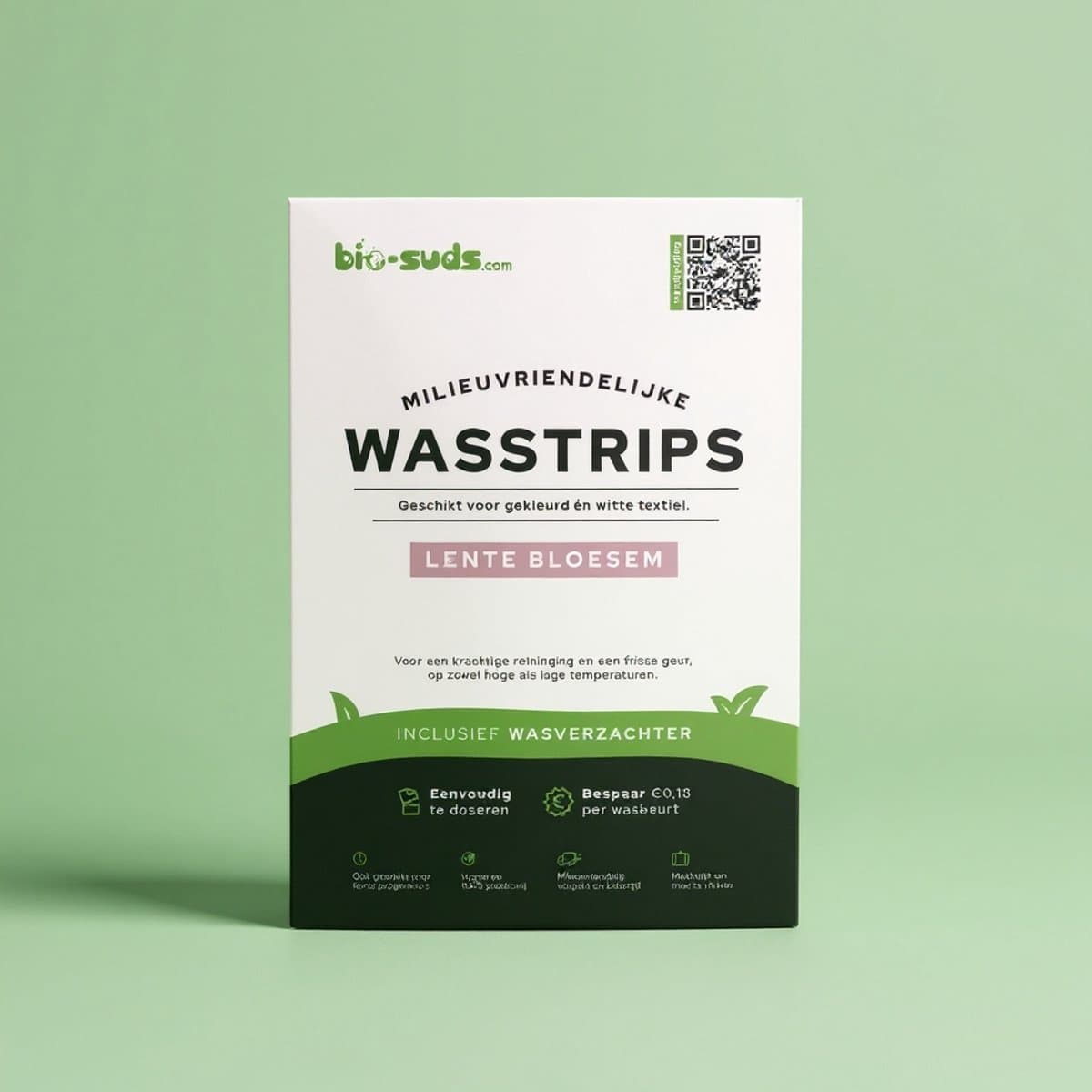 GREENGOODS® - Wasstrips proefpakket - Biologische Wasstrips - Wasmiddeldoekjes - 10 wasjes (5 strips) - 100% plastic-vrij — afbeelding 1