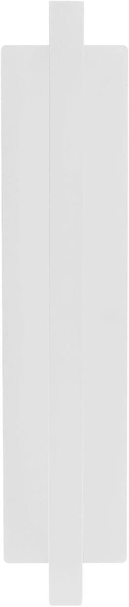 Kleerhangerorganizer van magnetisch wandpaneel met ronde hoek - Metalen magnetische zuignap voor kast - Wit - Opbergoplossing voor wasmachine - Duurzame hangerhouder - Ruimtebesparend ontwerp. — thumbnail 3