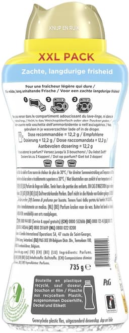 Lenor Light Geurbooster Katoen Fris - 735 gram - Wasparfum - XXL verpakking — thumbnail 2