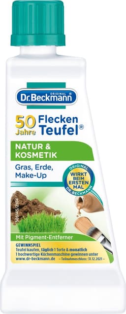 Dr. Beckmann Vloeibare Vlekkenverwijder - Vlekkenverwijder voor cosmetica, gras en modder - 50 ml — thumbnail 1