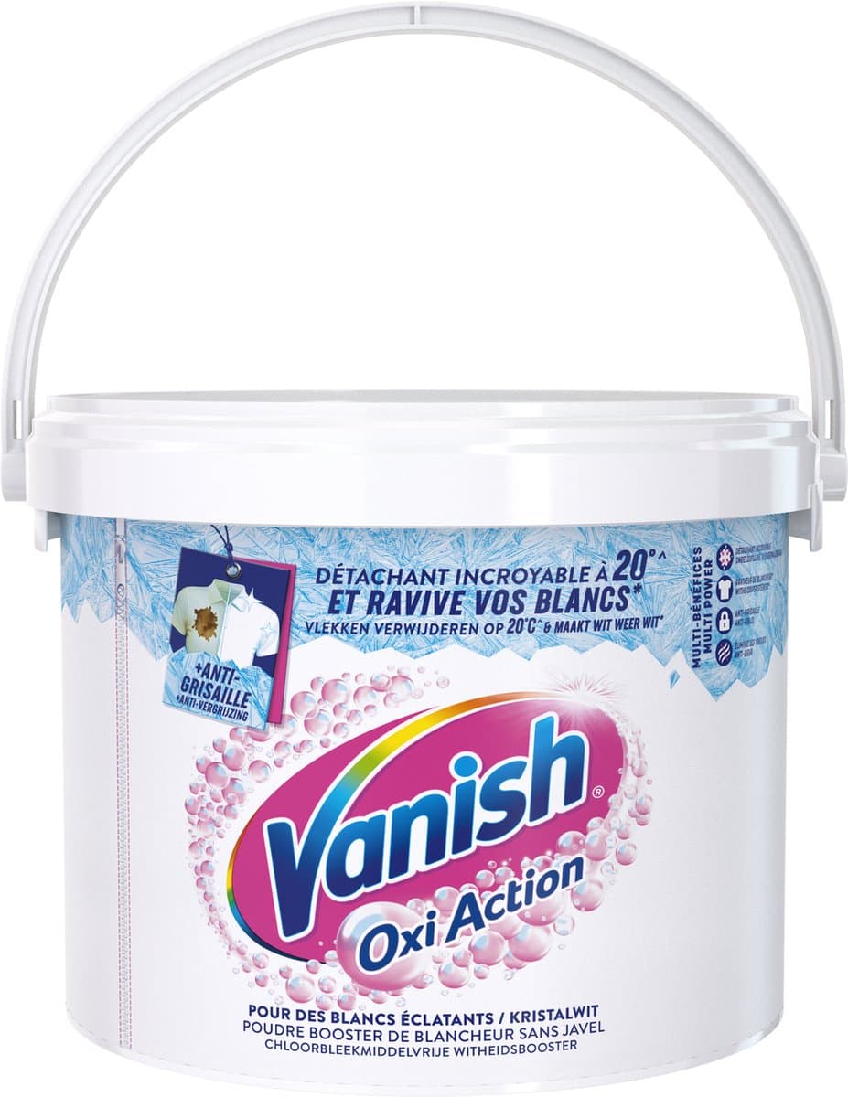 Vanish Oxi Action Whitening booster Poeder - Vlekverwijderaar Voor Witte Was - 2,7 kg — afbeelding 1