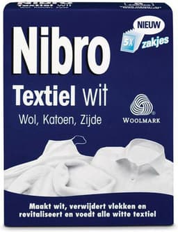 Nibro Textiel Wit - Wasmiddel - 5 stuks — thumbnail 2