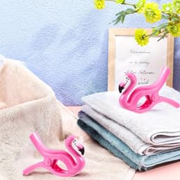 carmdering - Handtuchklammern - Strandtuch Clips - Grote Klemmen - Sterke Windweerstand - Veelzijdig Gebruik - Kunststof En RVS - Duurzaam Design - Comfortabele Grip - 2 Stuks — thumbnail 5