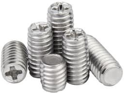 Solidchoice- Madenschroeven M2,5 x 2,5 mm - 100 Stuks - Roestvrij Staal - Pinschroeven - Bevestigingselementen - Schroefdraadpennen — thumbnail 2