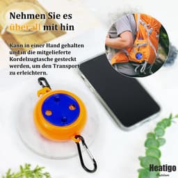Waslijn uittrekbaar, camping, draagbaar, 8 m, reizen, vakantie, outdoor, wasrek voor badkamer, waskeuken, tuin of reizen — thumbnail 3