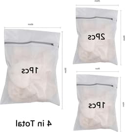 Waszak voor kleding en linnengoed - Ideaal voor wasmachine, opbergen en reizen (4, 25 x 30 cm) — thumbnail 5