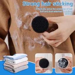 Wasballen voor wasmachine - 4 stuks - Anti haar - Drogerballen - Ook geschikt voor dierenharen - Sneller droog - Anti-kreuk - Haarvanger Wasbollen - Anti Haar Droogballen — thumbnail 2