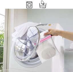 10 stuks borstvoedingsinzetstukken, wasbaar, van biologisch bamboe, met waszak, borstvoedingsinzetstukken, herbruikbaar, verpleging, anti-allergeen, beha's — thumbnail 4