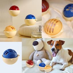 4 ballen voor wasmachine, ontharing van honden, katten, huisdieren, visvorm, klitten en geluidsreductie — thumbnail 4
