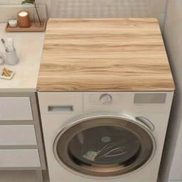 Wasmachine Top Protector - Apparaat Cover - Apparaten Beschermen - Houtnerf Design - 50 x 60 cm - Houtnerf — thumbnail 5