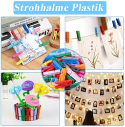 Dailygoods- Wasknijpers 100 Stuks - Kleine Houten Wasknijpers - Kleurrijke Mini-Klemmen - Voor Foto's/Ansichtkaarten - Decoratie/Huisdecoratie — thumbnail 3
