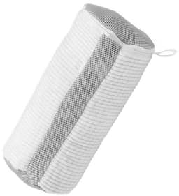 Dailygoods - 2 stuks schoenenwasmachinezakken voor droger en wasmachine, zachte vezels, 360° reiniging, herbruikbare waszak voor sneakers en tennisschoenen (wit) — thumbnail 3