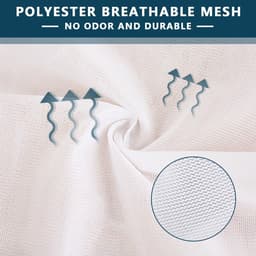 Dailygoods- Waszak - 3 Stuks - Herbruikbare Mesh Waszak met Trekkoord - Fijn Net - Lichtgewicht Polyester - Slijtvast en Ademend - Waszakken — thumbnail 5