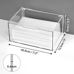 Dailygoods- Wasdroger Vel Houder - Doorzichtige Acryl Container met Deksel - Opbergdoos voor Wasknijpers - Droogballen - Waspods - 1,8 L Capaciteit — thumbnail 5
