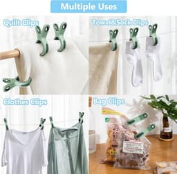 Strandhanddoekclips - Set van 6 - Grote kledingclips - Dekenclips - Kledingclips - Grote clips - Handdoekclips - Strandhanddoekclips — thumbnail 4