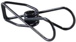 Dailygoods - 50 stuks metalen draadklemmen, multifunctionele stalen draadklemmen, 32 mm mini-pinnen voor kleding, rekeningen, papier, kantoorbenodigdheden, keuken, kamperen (zwart) — thumbnail 5