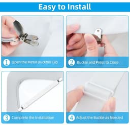 Dailygoods - Verstelbare Bedlakclips 6 Stuks voor Stabiliteit van Beddengoed — thumbnail 5