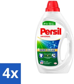 4 x Persil Universal - Deep clean - Vloeibaar Wasmiddel - Witte en Gekleurde Was - 19 Wasbeurten - Wasmiddel - Vloeibaar Wasmiddel - Persil - Vlekken Verwijderen - Wasmachine Reinigen — thumbnail 1