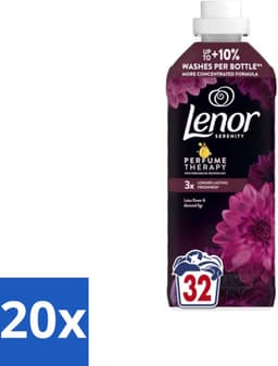 20 x Lenor – Wasverzachter – Lotus Flower & Diamond Figs – 32 Wasbeurten – 675 ml - Wasverzachter - Wasmachine - Geur - Wasbeurt - Kleding Verzachten — thumbnail 1