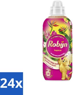 24 x Robijn – Wasverzachter – Tropical – 765 ml - Wasverzachter - Wasgeur - Tropisch Parfum - Vezelbescherming - Slijtagevermindering — thumbnail 1